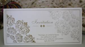 simple white wedding invitation card