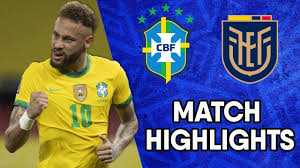 Las acciones se desarrollarán en el. Conmebol South American World Cup Qualifiers Match Highlights Brazil Vs Ecuador Youtube