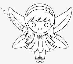 Cartoon Fairy Drawing At Getdrawings - Draw A Fairy Easy - Free Transparent  Png Download - Pngkey