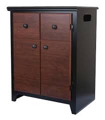 Dakota 24 Wide 2 Tone Black And Cherry Cpap Nightstand At Menards Cpap Secret Compartment Furniture Nightstand