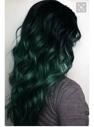 Emerald Green Dark Roots Hair Styles Green Hair Hair Color Dark