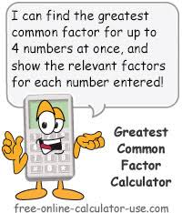 Greatest Common Factor Calculator To Find Gfc For Up To 4