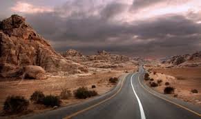 Road To Petra Road Incredible Places Desert Road