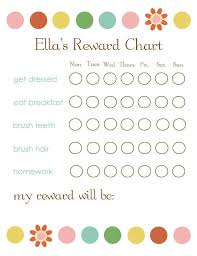 an editable chore reward chart i need to do something like