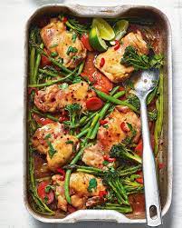 Roast Teriyaki Chicken Traybake Recipe Delicious Magazine Recipe In 2020 Tray Bake Recipes Recipes Baked Dinner