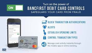 Banks impose debit card purchase limits — often $2,000 to $7,000 per day — for similar reasons. Bancfirst Bancfirst S Debit Card Controls Allow You To Help Safeguard Your Debit Card From Fraud By Blocking Authorizations Setting Alerts Establishing Spending Limits And Controlling Transaction Types Visit Www Bancfirst Tv Learn To See