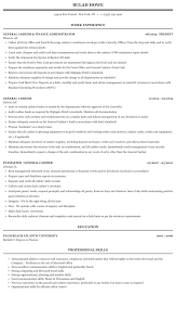general cashier resume sample mintresume