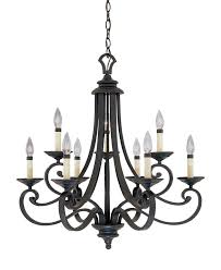 Designers Fountain 9039 Ni Barcelona 9 Light Chandelier In Natural Iron Finish Iron Chandeliers Wrought Iron Chandeliers Lamp Design