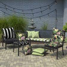 Better Homes Gardens Teal Breezy Tropical 48 L X 24 W Outdoor Patio Deep Seating Cushion Set Outdoor Cushions And Pillows Patio Replacement Patio Cushions