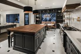 Cabinet & countertop store in tipton, indiana. 75 Beautiful Marble Floor Kitchen With Black Cabinets Pictures Ideas January 2021 Houzz