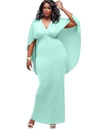 Bridgette Cape Back Maxi Dress Mint Day Dresses Clothing Monif C Plus Size Cocktail Dresses Plus Size Outfits Plus Size Dresses