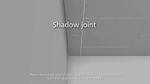 Shadow gap modern skirting board (doesn't have to go around the door, could just end at the door frame). Stosilent Distance Acoustic Ceiling 04 Shadow Gap Youtube