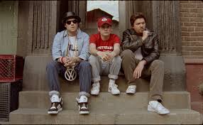 The summer that judd apatow seth rogen and jonah hill took. Seth Rogen Elijah Wood Danny Mcbride As Young Beastie Boys In Fight For Your Right Revisited Beastie Boys Danny Mcbride Short Film