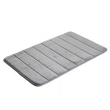 Non anti slip long in bath mat walk in shower blue white clear kids baby inside. Vanra Bath Mat Bath Rugs Anti Slip Bath Mats Anti Bacterial Non Slip Bathroom Mat Soft Bathmat Bathroom Carpet For Baby Kids Safety With Memory Foam Coral Velvet Fabric 19 7 X 31 5 Gray Buy Online