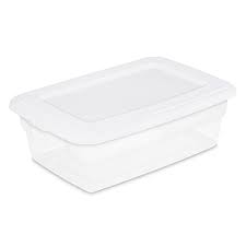 Store more with sterilite storage and sterilite containers! Sterilite Plastic 12 Qt Storage Box White Walmart Com Walmart Com