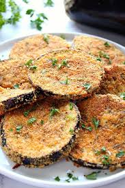 It's high in fiber, loaded with nutrients. Garlic Parmesan Baked Eggplant Recipe Crunchy Creamy Sweet