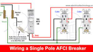 Use wiring diagrams to help in building or manufacturing the circuit or electronic device. How To Wire An Afci Breaker Arc Fault Circuit Interrupter Wiring Electronic Engineering Electrical Wiring Colours Types Of Electrical Wiring
