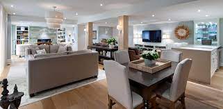 This basement makeover is off to a decent start. Get A Zen Basement By Candice Olson Chic Bedroom Design Basement Design Family Room Design