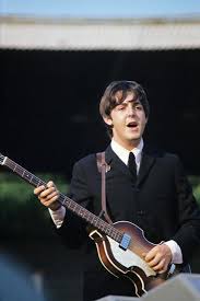 This bass, given to mccartney by höfner in 1963, was seen and heard. Paul Mccartney Playing Bass And Singing Photographic Print Art Com