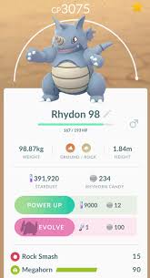 rhydon pokemon evolution