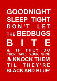 Bug Bite Black And Blue Ring For The Times You Can T Wish Goodnight In Person Put A Smile On Someone S Face With This Fun Card Goodnight Sleeptight Be Bed Bugs Bed Bug Bites Let It Be