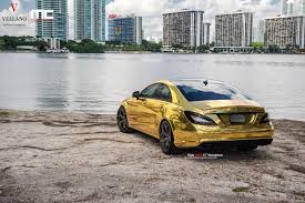 Gold Mercedes Benz Cls63 Amg By Mc Customs Mercedes Benz Benz Mercedes