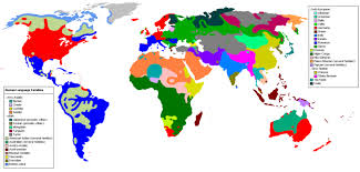 File Human Language Families Map Png Language Map Language Works Language Families