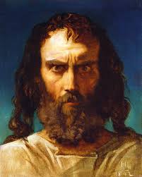 A Saint, 1842 Greeting Card by Henri Lehmann