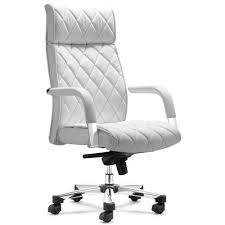 I Want An Office Just Cause I Love This Chair Lol White Office Chair White Leather Office Chair Home Office Chairs