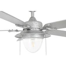 Ceiling fans provide coolness on warm days. Hanahan 52 In Led Outdoor Galvanized Ceiling Fan With Light Kit Ceiling Fan With Light Ceiling Fan Fan Light