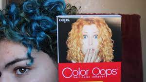 But after a little research, i picked up some oops hair color remover, extra strength and decided to try my luck. Color Oops On Blue Hair Youtube
