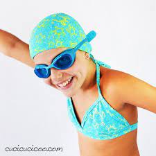 Free Swim Cap Pattern For Kids And Adults Cap Patterns Hat Patterns To Sew Pattern Kids