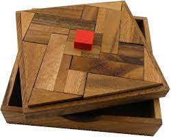 Check spelling or type a new query. Impossible Square Wooden Puzzle Brain Teaser 119v