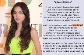You can also get your lyrics notarized with the notary public. Olivia Rodrigo Explains Why She Changed Blonde Lyric In Drivers License
