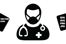 Download Doctor Icon Vector Surgical Face Mask Graphic By Tuktuk Design Creative Fabrica PSD Mockup Templates