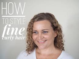Longer tresses weigh down hair near the scalp, so you lose fullness and volume at the root. How To Style Fine Curly Hair Hair Romance