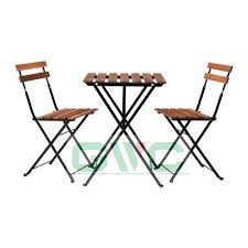 For set pictured, select 1 bistro table and 1 pair of bistro chairs. Foldable Bistro Set For Balcony Coffeehouse Vietnam 3 Pieces Outdoor Patio Garden Furniture Set Buy Foldable Bistro Set Vietnam Outdoor Patio Garden Furniture Set Folding Bistro Table Chair Set Product On Alibaba Com