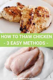 What S The Safest Way To Defrost Frozen Chicken There Are Three Safe Methods Refrigerator Col Defrost Chicken Healthy Dinner Recipes Healthy Chicken Dinner