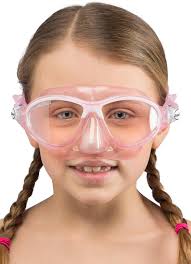 Cressi DN200834 Moon, Kids Mask Ages 3-4-5-6-7 for Swimming Pink/White,  Diving Masks