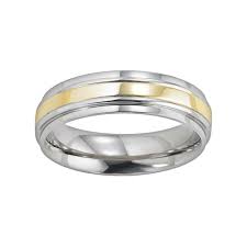 Lovemark Two Tone Stainless Steel Men S Wedding Band Stainless Steel Wedding Bands Mens Wedding Bands Textured Wedding Band