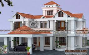 4 bedroom homes are available in many designs , types and size 4 bedroom home is really spacious and is well suited for an average family. Luxury Bungalow House Plans Indian Home Design Collection 2 Story
