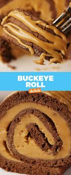 Buckeye Roll Recipe Peanut Butter Recipes Cake Roll Recipes Dessert Recipes