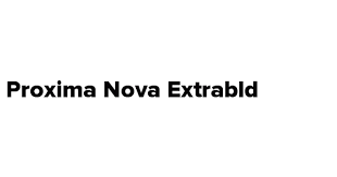 Each width consists of 16 fonts—seven weights with matching italics. Proxima Nova Extrabld