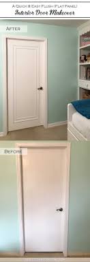 An Easy Inexpensive Way To Update Flush Flat Panel Interior Doors With Molding Addicted 2 Decorating Home Remodeling Updating House Home Diy