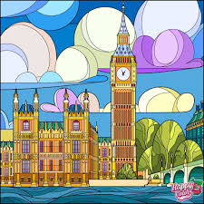 Big Ben Coloring Book App Seahorse Painting Happy Colors