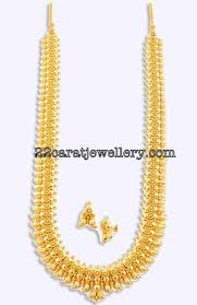 Plain Gold Long Mango Mala Gold Haram Designs Gold Bangles Indian Pearl Jewelry Necklace