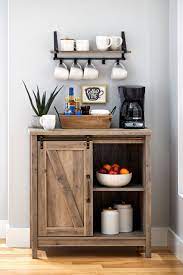 Better Homes Gardens Modern Farmhouse Accent Storage Cabinet Rustic Gray Finish Walmart Com Coffee Bar Home Home Decor Accent Storage Cabinet