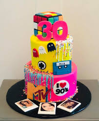 They can match different style cupcakes and make your cupcake more attractive. 90 S Theme Birthday Cake With Edible Le Tiramisu Cakes Facebook