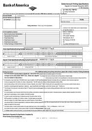 Now, print bank of america checks on demand on any printer at home or office.support multiple bank accounts. Fillable Global Account Printing Specifications Template Magnetic Ink Character Recognition Micr Printable Pdf Download