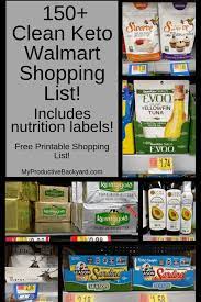 150 Clean Keto Walmart Shopping List Walmart Shopping List Keto Shopping List Keto Diet Food List
